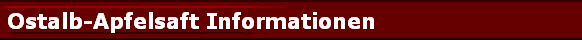 Ostalb-Apfelsaft Informationen